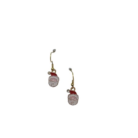 earrings steel gold santa2